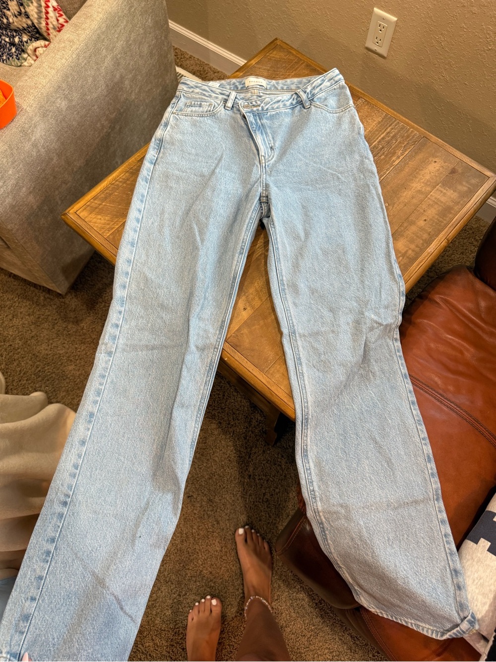 PacSun Light Wash Straight Leg Jeans
